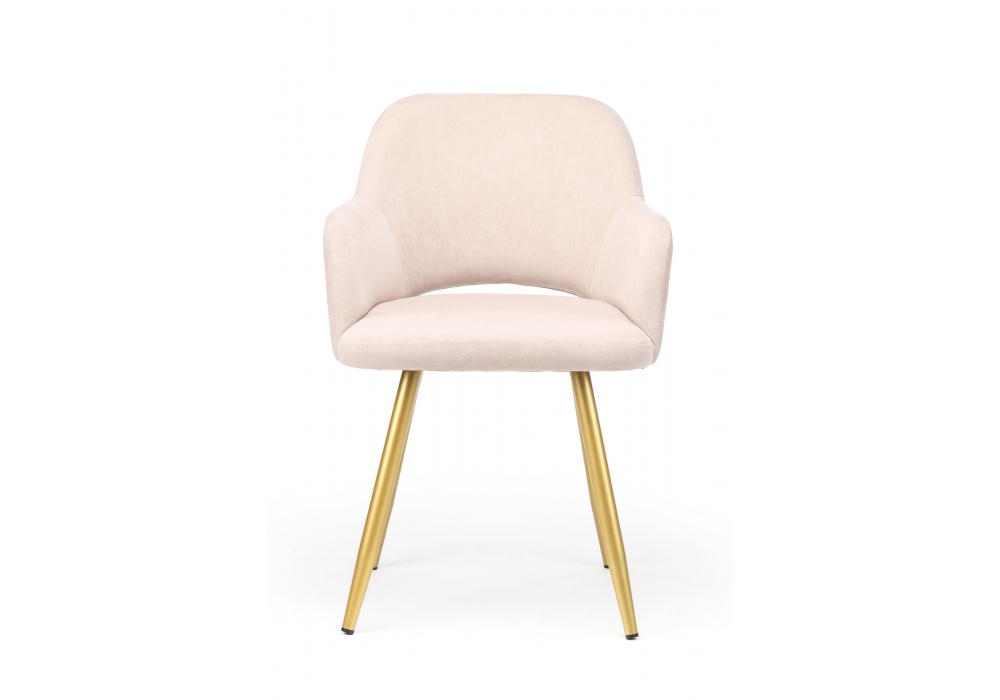 фото стул поворотный на металлокаркасе woodville эолин 360 латте (glory 10) / золотой 631705 | 220svet.ru