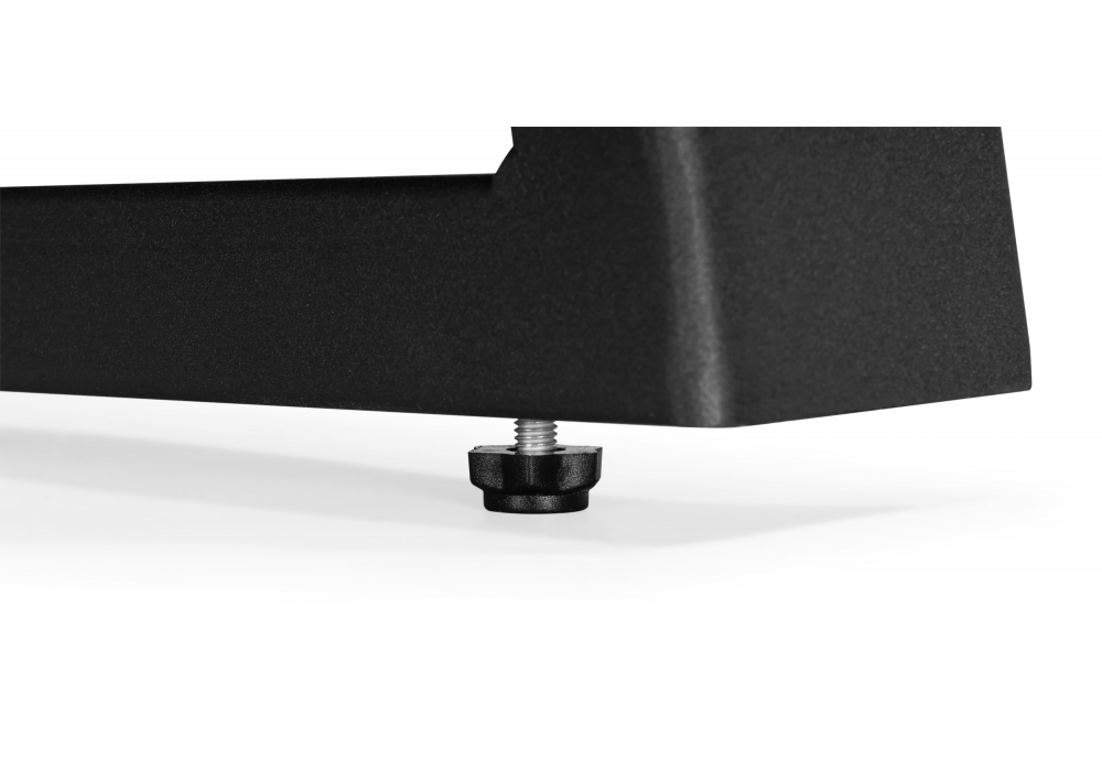 фото керамический стол раскладной woodville джек 140(200)х80 белый мрамор alpin white / черный 612899 | 220svet.ru