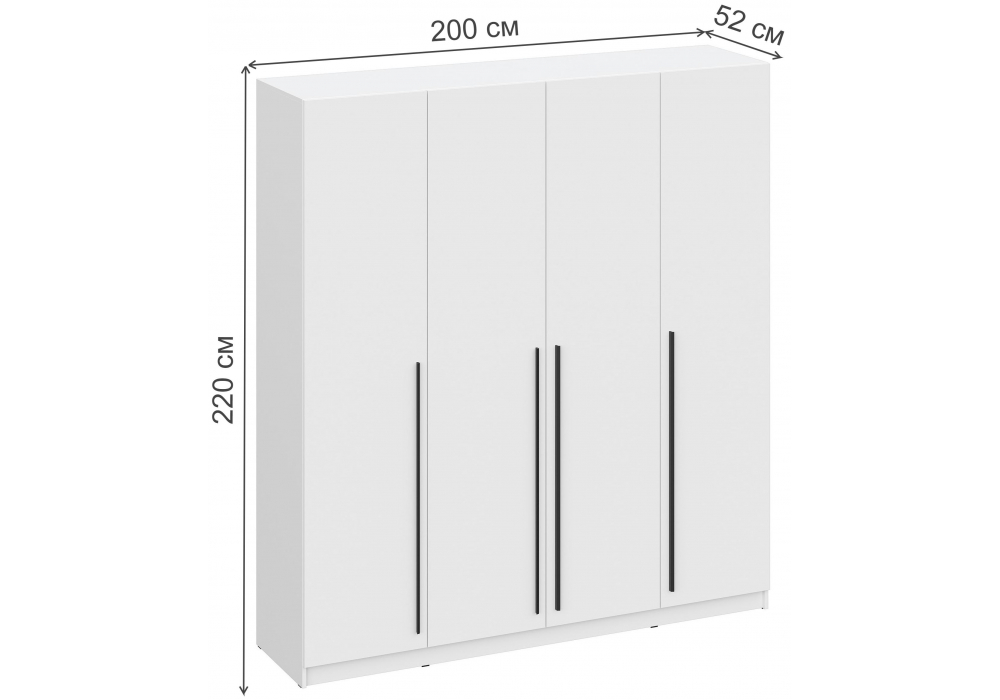 фото шкаф woodville бирма шк-2000 белое дерево / белое дерево 600828 | 220svet.ru