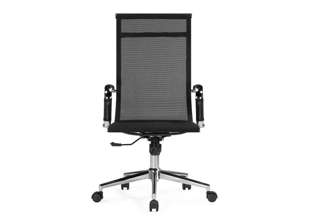 фото компьютерное кресло woodville reus сетка черный / хром 15943 | 220svet.ru