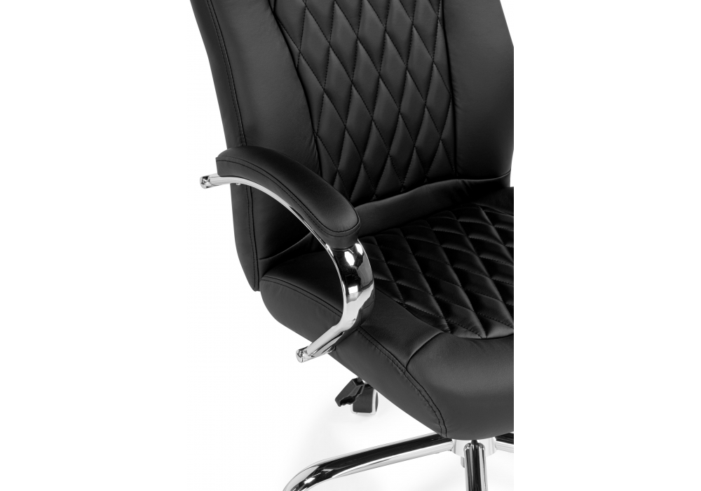 фото офисное кресло woodville damian 1 черный / хром 15963 | 220svet.ru