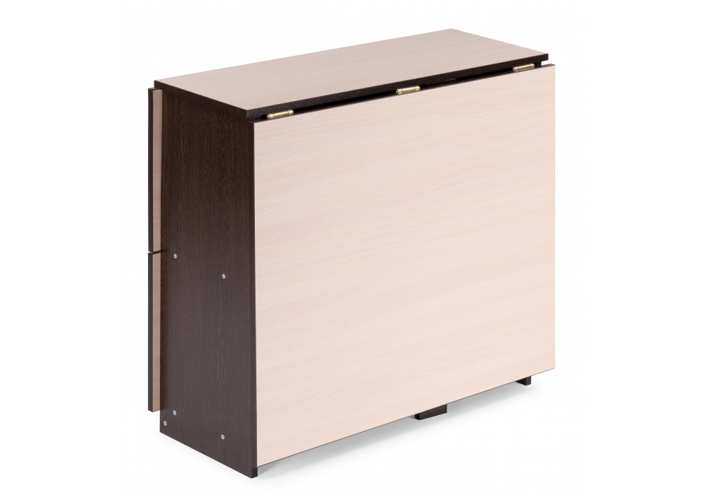 фото стол-книжка woodville симоне венге / дуб молочный 474292 | 220svet.ru