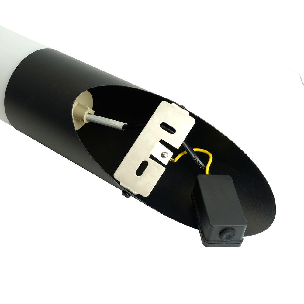 фото светильник садово-парковый feron dh041, техно на стену вверх, 18w e27 230v, черный 51521 | 220svet.ru