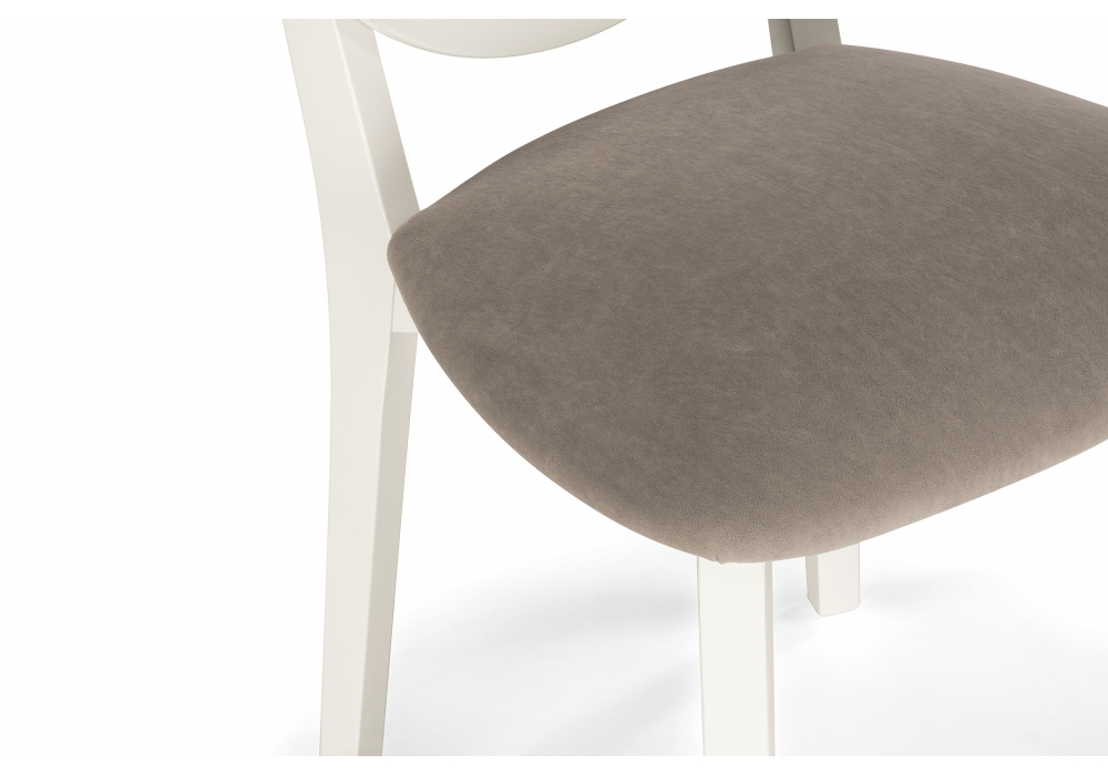 фото стул деревянный woodville марти ткань слоновая кость 620128 | 220svet.ru