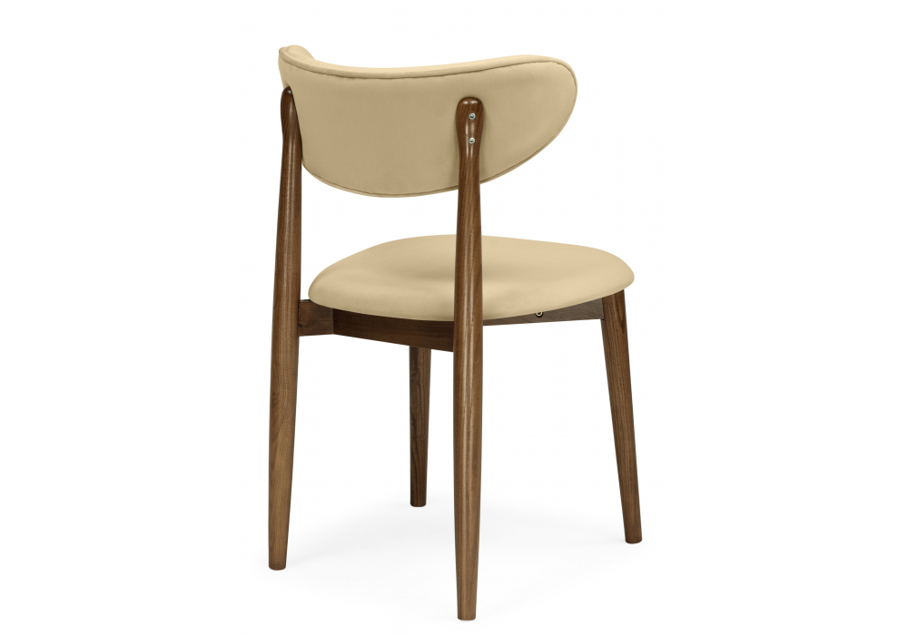 фото стул деревянный woodville фарго бежевый / миланский орех 619697 | 220svet.ru