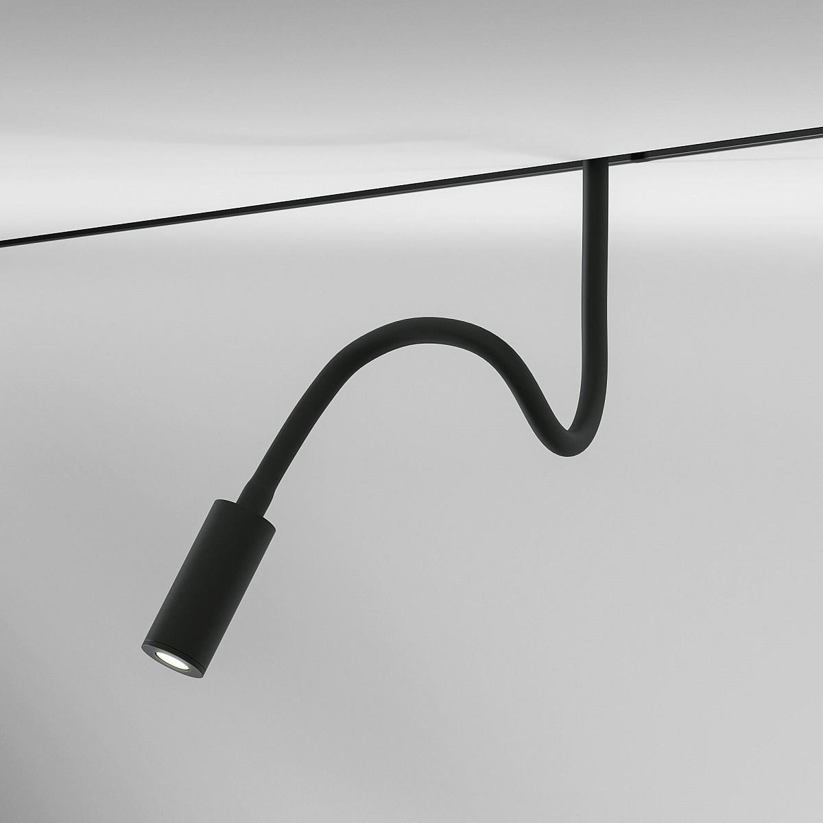 фото трековый магнитный светодиодный светильник elektrostandard cami 85522/01 черный a064489 | 220svet.ru