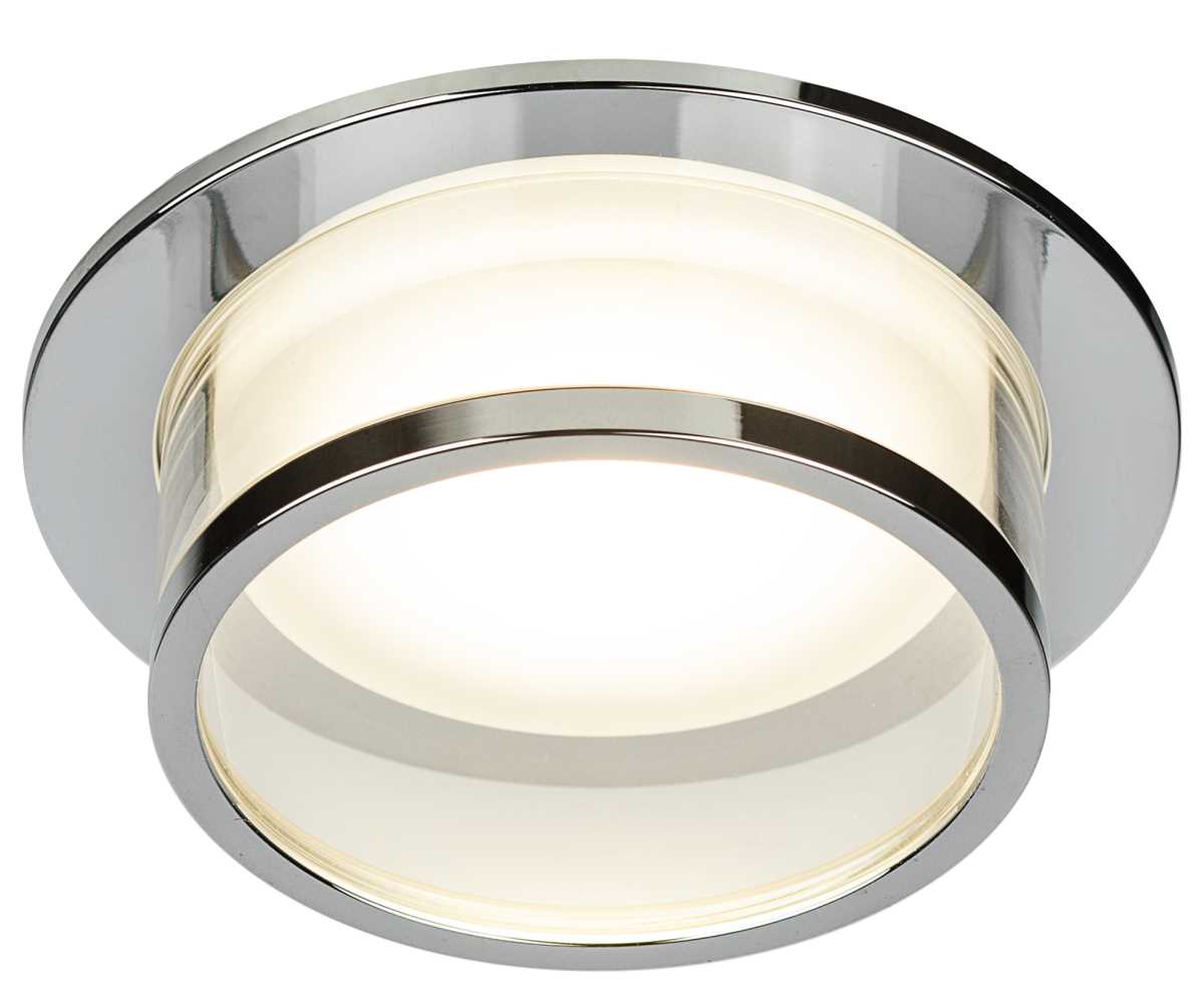 фото светильник встраиваемый декоративный эра dk99 ch под лампу mr16 gu5.3 хром б0058394 | 220svet.ru