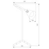 Миниатюра фото настольная лампа eurosvet enigma 01186/1 черный | 220svet.ru