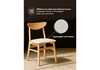 Миниатюра фото стул деревянный woodville okava wood / beige 15916 | 220svet.ru