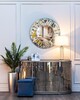 Миниатюра фото комод зеркальный двухдверный garda decor kfg040 | 220svet.ru