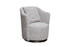 Миниатюра фото кресло verona вращающееся, букле серый orso-ser/бронза 70*77*80см garda decor verona-orso-ser-bronza | 220svet.ru