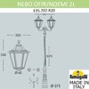 Миниатюра фото парковый фонарь fumagalli nebo ofir/noemi 2l  e35.202.r20.ayh27 | 220svet.ru