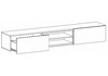 Миниатюра фото гостиная комплектация 1 woodville лонгфорд белый / дуб вотан 563532 | 220svet.ru
