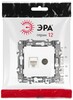Миниатюра фото розетка эра серия 12 12-3110-01м комбинированная rj45+tv, белый матовый б0065691 | 220svet.ru