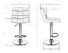 Миниатюра фото стул барный dobrin tailor white lm-5017-n_w-m_v-mj9-101-11082 | 220svet.ru