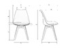 Миниатюра фото стул обеденный dobrin jerry soft lmzl-pp635-n_lb-tr_p-gr-01-11150 | 220svet.ru