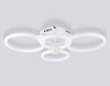 Миниатюра фото потолочная светодиодная люстра с пультом ду ambrella light  acrylica fa3811 | 220svet.ru