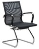Миниатюра фото офисное кресло для посетителей dobrin cody mesh lmr-102n-n_ch-m_msh-black-11478 | 220svet.ru