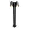 Миниатюра фото уличный светильник arte lamp mistero a3302pa-2bk | 220svet.ru