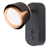 Миниатюра фото спот arte lamp amaks a8026ap-1bk | 220svet.ru