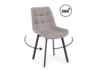 Миниатюра фото стул на металлокаркасе поворотный woodville челси 360 п латте (zd 290) / черный np 632493 | 220svet.ru