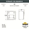 Миниатюра фото светильник для подсветки лестниц накладной fumagalli extraleti 100 square-el 3s3.000.000.ayg1l | 220svet.ru