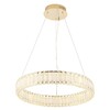 Миниатюра фото подвесной светодиодный светильник crystal lux musika sp50w led gold | 220svet.ru