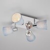 Миниатюра фото потолочная люстра eurosvet culver 20080/4 хром/голубой | 220svet.ru