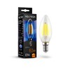 Миниатюра фото лампа светодиодная филаментная voltega e14 6w 2800к прозрачная vg10-c1e14warm6w-f 7019 | 220svet.ru