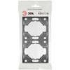 Миниатюра фото рамка для розеток и выключателей эра arktik 16-5002-06 на 2 поста графит б0070559 | 220svet.ru