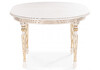 Миниатюра фото стол деревянный раскладной woodville брейзер молочный / золото 483906 | 220svet.ru