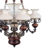 Миниатюра фото подвесная люстра reccagni angelo l 634/6+1 | 220svet.ru