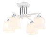Миниатюра фото потолочная люстра на штанге ambrella light traditional loft tr tr303041/4 wh | 220svet.ru