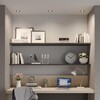 Миниатюра фото встраиваемый светильник novotech morus 371000 черный | 220svet.ru
