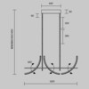 Миниатюра фото подвесной светильник maytoni wabi mod428pl-l20bk | 220svet.ru