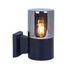 Миниатюра фото уличный настенный светильник arte lamp wazn a6218al-1bk | 220svet.ru