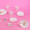 Миниатюра фото кофейная пара фарфоровая kintsugi seletti 09643 | 220svet.ru