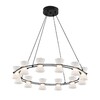 Миниатюра фото подвесная люстра lumion vinora 8341/42l черный | 220svet.ru