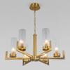 Миниатюра фото подвесная люстра eurosvet arganie 60133/6 латунь | 220svet.ru