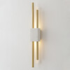 Миниатюра фото бра crystal lux carta ap6w led white/brass | 220svet.ru