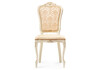 Миниатюра фото стул деревянный woodville руджеро патина золото / бежевый комби 318603 | 220svet.ru