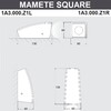 Миниатюра фото фасадный светильник fumagalli mamete square  1a3.000.000.lxz1l | 220svet.ru