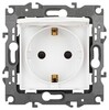 Миниатюра фото розетка эра серия 12 12-2103-01м 2p+e schuko со шторками с крышкой 16а-250в белый матовый б0065675 | 220svet.ru